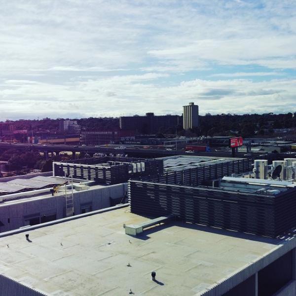 Mid Rise Apartment Roof Service Screen & Door Canopy @ Kensington